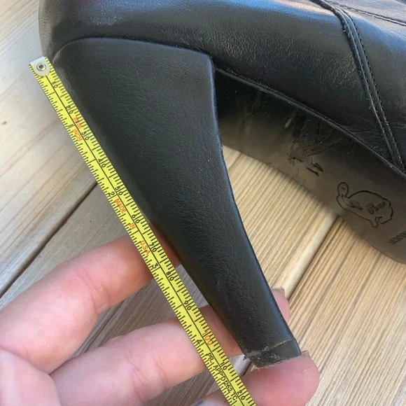 PLOMO Italian Leather Over the Knee Boots - Picture 4 of 5